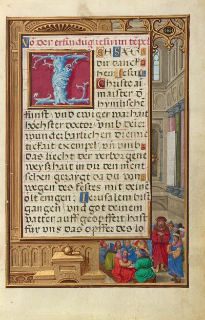 Samuel stellt Saul als König vor de Simon Bening