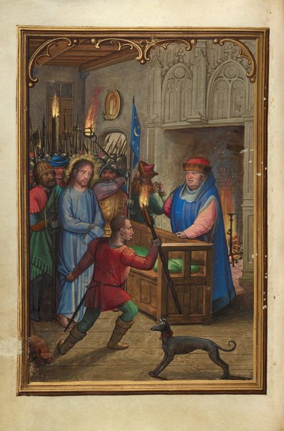 Cristo perante Anás de Simon Bening