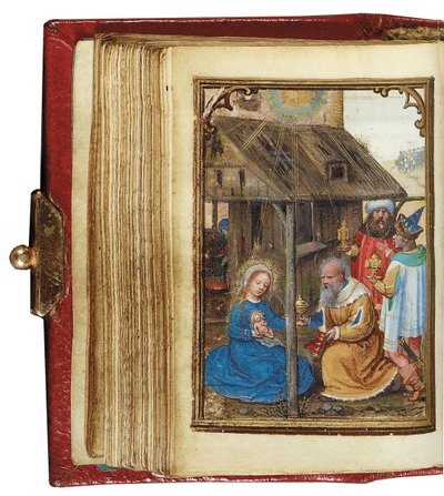 Fólio de um Livro de Horas em miniatura, uso de Roma, Bruges, 1530-35 de Simon Bening