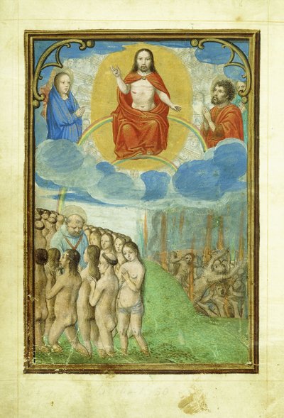 Juízo Final, 1520 "s de Simon Bening