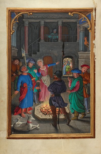 A negação de São Pedro de Simon Bening
