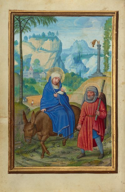 Die Flucht nach Ägypten de Simon Bening