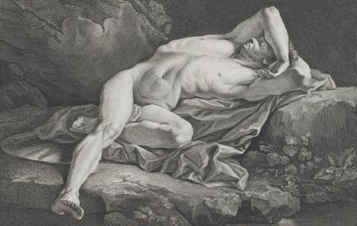 Estudo do Nu Masculino, 1762. de Simon Charles Miger
