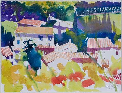 Sol de maio, 2009 (aguarela) de Simon Fletcher
