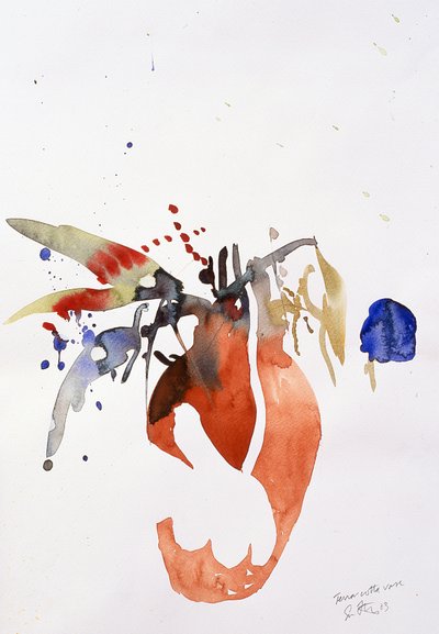 Jarra de terracota, 2003(aguarela) de Simon Fletcher