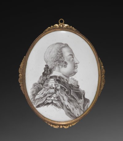 Placa Oval, Duque de Cumberland, c. 1755. de Simon Francois Ravenet