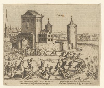 A Punição de Zichem, 1578 de Simon Frisius