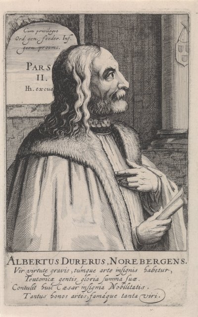 Retrato de Albrecht Dürer de Simon Frisius