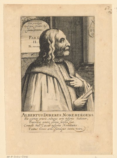 Retrato de Albrecht Dürer de Simon Frisius