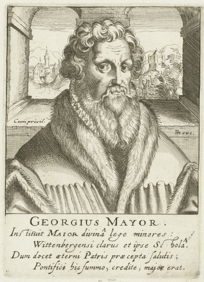 Retrato de Georgius Mayr de Simon Frisius