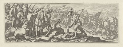 Soldados roubam cadáveres no campo de batalha
Cavalaria (título da série)
Faecvnda qvam sit acris ingeni viris dilecta Phaebo et gratys Florentia, sit indicant pvgnae, enthea vi pectoris quas Mercuri sculpsit cliens tempestiv (título da série) de Simon Frisius