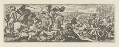 Veldslag
Cavalerie (título da série)
Faecvnda qvam sit acris ingeni viris dilecta Phaebo et gratys Florentia, sit indicant pvgnae, enthea vi pectoris quas Mercuri sculpsit cliens tempestiv (título da série) de Simon Frisius
