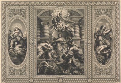 O Tecto da Casa de Banquetes em Whitehall: O Reino Pacífico de James I de Simon Gribelin