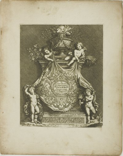 Prato Um, de A New Book of Ornaments de Simon Gribelin II