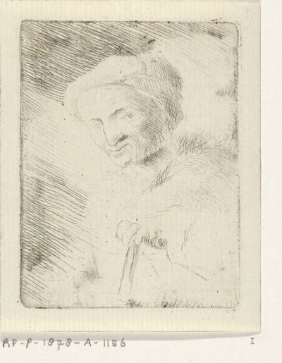 Retrato de uma mulher idosa desconhecida de Simon Klapmuts