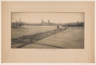 The Land of Hoboken (título original no objeto) de Simon Moulijn (signed by artist)