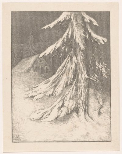 Abeto em paisagem de neve
Inverno (título original) de Simon Moulijn