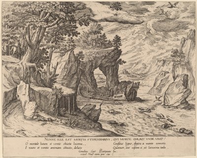 Depois do naufrágio de Simon Novellanus after Cornelis Cort