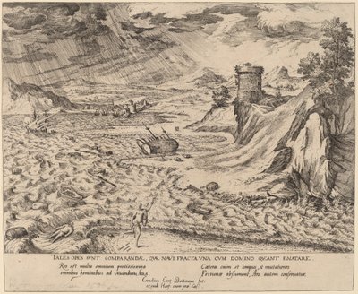 O naufrágio de Simon Novellanus after Cornelis Cort