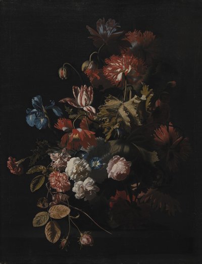 Um vaso com flores de Simon Pietersz Verelst