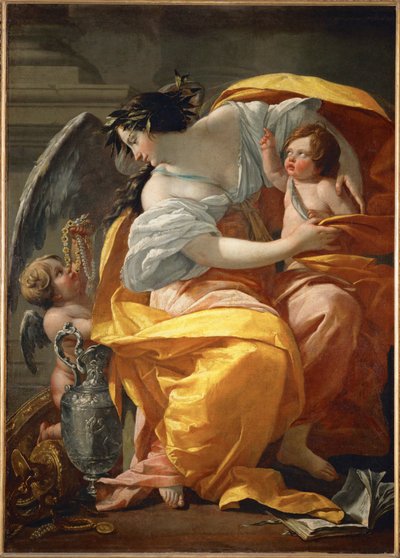 Allegorie de la Richesse - Uma alegoria da riqueza ... de Simon Vouet