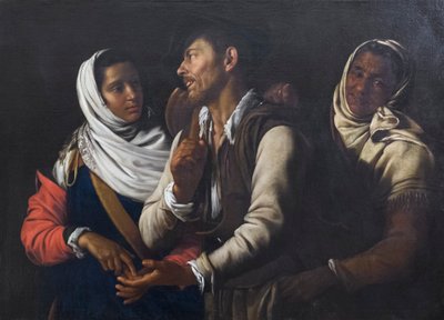 Os cartomantes de Simon Vouet