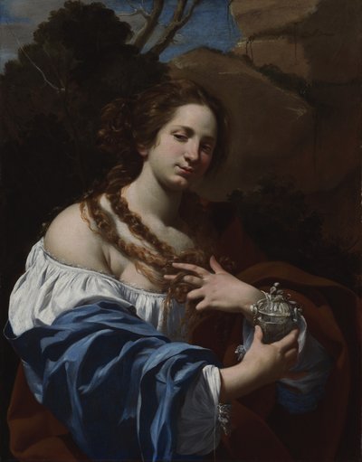 Virginia da Vezzo, a esposa do artista, no papel de Madalena de Simon Vouet