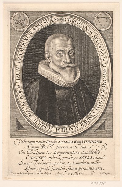 Professor Christen Sørensen Longomontanus de Simon de Pas
