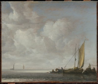Mar calmo de Simon de Vlieger