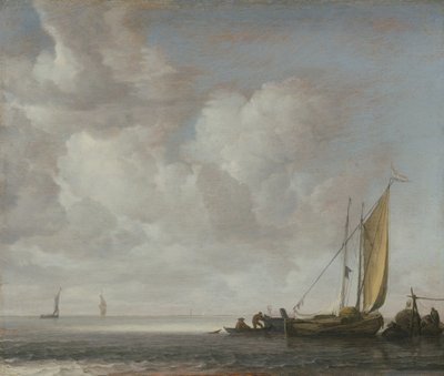 Mar Calmo, depois de 1640. de Simon de Vlieger