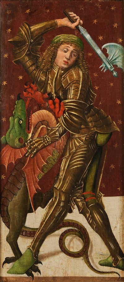 São Jorge como caçador de dragões de Simon von Taisten