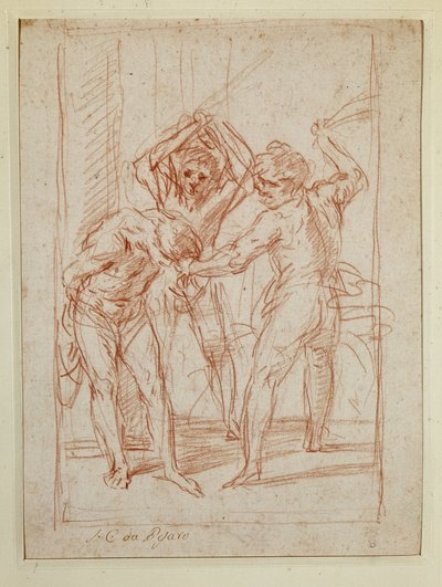 Flagelação (Desenho de Simone Cantarini