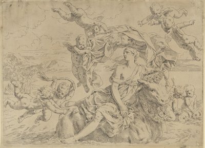 Roubo da Europa de Simone Cantarini