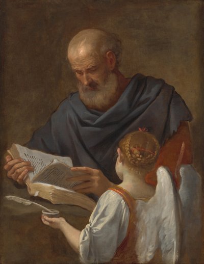 São Mateus e o Anjo de Simone Cantarini
