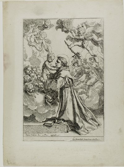 Santo António de Pádua de Simone Cantarini