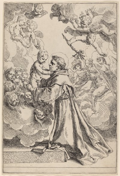 O Grande Santo Antônio de Pádua de Simone Cantarini