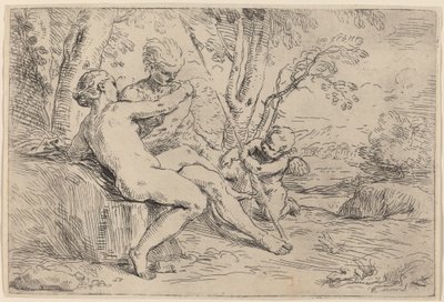 Vênus e Adônis de Simone Cantarini