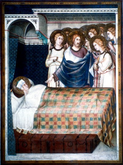 Sonho de São Martins, século XIV. de Simone Martini