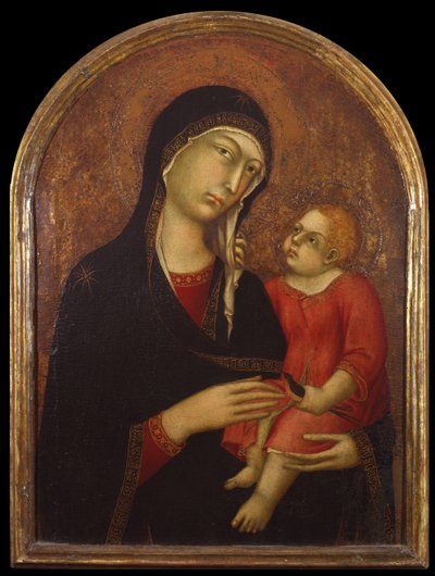 Virgem e o Menino, primeiro terço do século XIV. de Simone Martini di