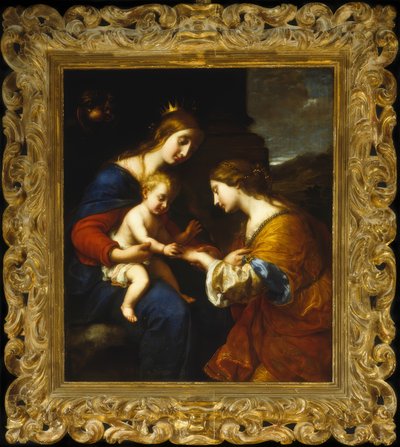 O Casamento Místico de Santa Catarina de Simone Pignoni