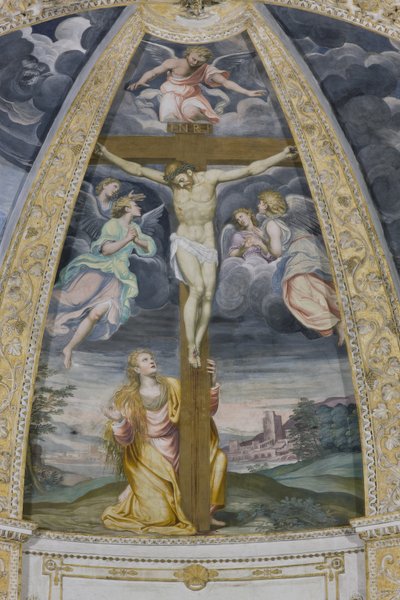 Crucificação, 1578-82 de Simone Veneziano Peterzano