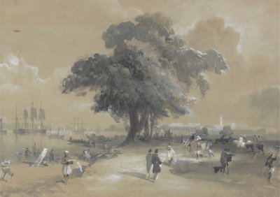 Cidade e Porto de Calcutá de Sir Charles D