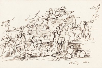 Cena de batalha de Sir David Wilkie