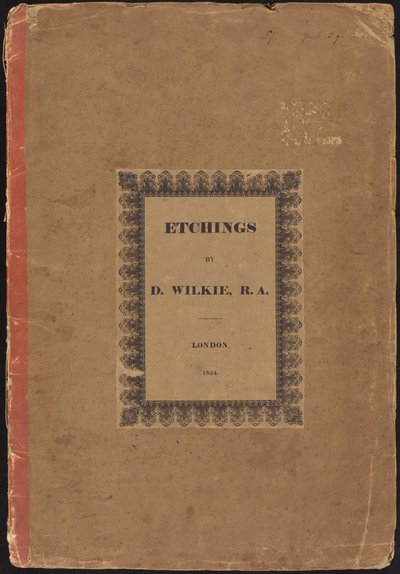 Água-forte de D. Wilkie, R.A. de Sir David Wilkie
