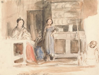 Cena da cozinha: Dunkerrin, Setembro de 1835 de Sir David Wilkie