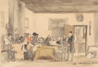 Estudo para "Leitura da Vontade de Sir David Wilkie