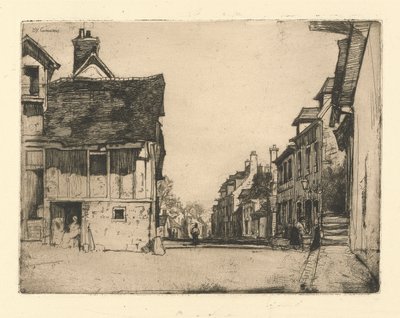 R. 359. a Aldeia Normandesa de Sir David Young Cameron