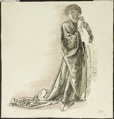 Figura Ajoelhada de Sir Edward Burne Jones