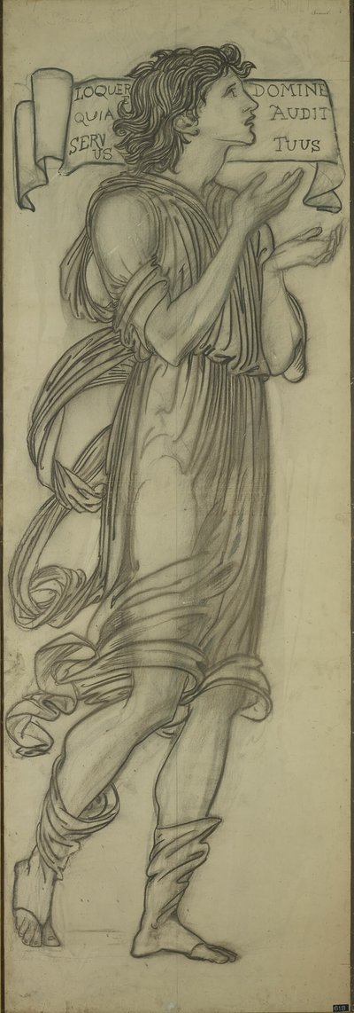 Samuel (Desenhos animados para a janela leste da Lady Chapel) de Sir Edward Burne Jones