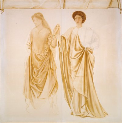 As duas esposas de Jason, antes de 1872 de Sir Edward Coley Burne Jones